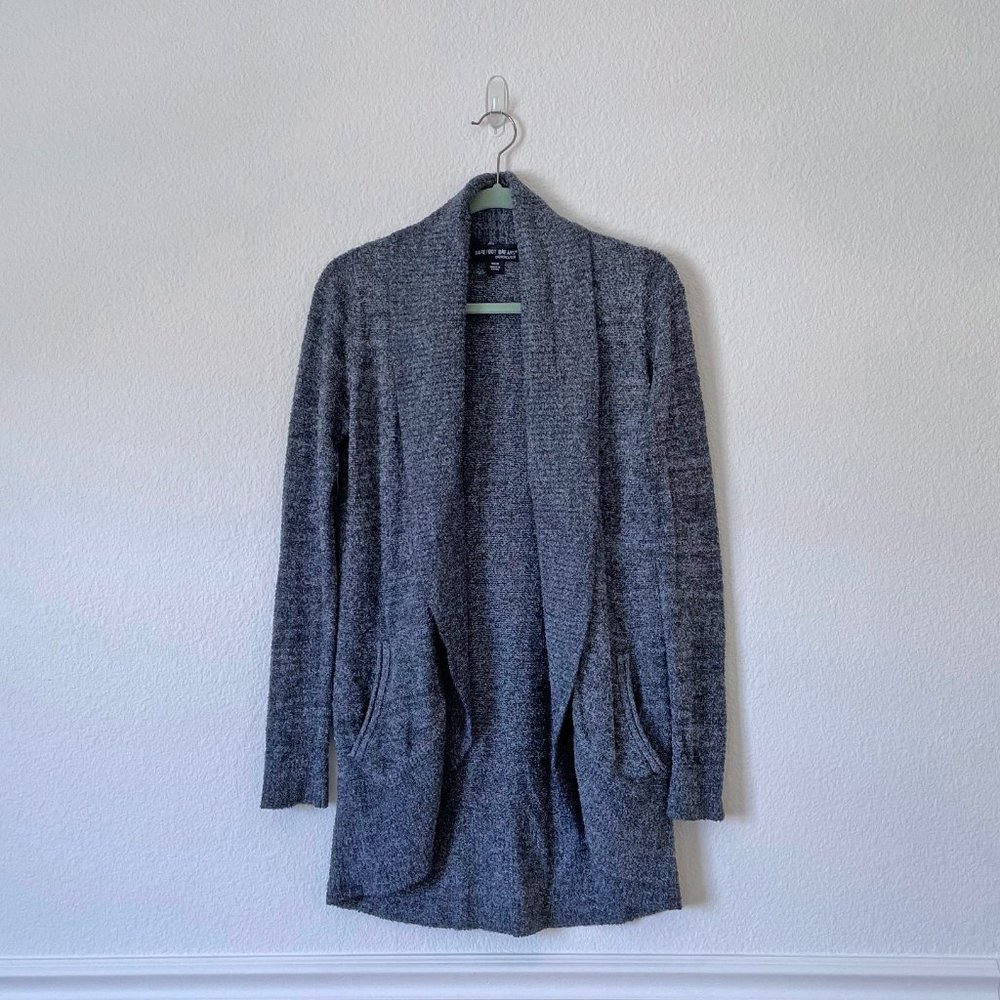 Barefoot Dreams CozyChic Lite Circle Cardigan - Indigo / Dusk Heather